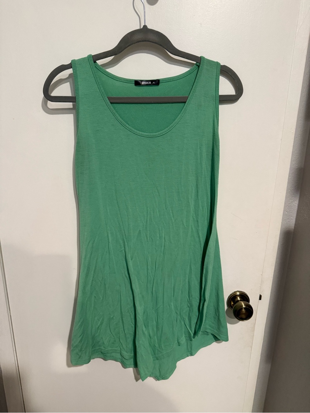 DrSkin Mint Green Scoop Neck Tank